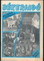 1983 Békeriadó. Az Országos Béketanács kiadványa. Szerk.: Sebes Tibor. Benne többek közt interjú Würtz Ádám grafikusművésszel, John Lennon dalszövegei, stb. Fekete-fehér fotókkal. Kiadói tűzött papírkötés, 48 p.