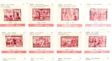 Róma nevezetességei, össz. 120 db (60+60) színes dia, eredeti csomagolásban