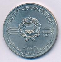 1982. 100Ft Cu-Ni "Labdarúgó Világbajnokság 1982" T:UNC,AU kis patina Adamo EM68