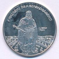 DN "Nemzetünk Nagyjai - A hazáért és a szabadságért - II. Rákóczi Ferenc / Isten áldd meg a magyart!" Ag emlékérem (10,43g/0.999/35mm) T:AU (PP)