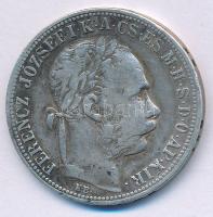 1892KB 1Ft Ag "Ferenc József / Fiume címer" T:VF,F patina Adamo M15