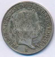 1847B 20kr Ag "V. Ferdinánd" T:VF patina Hungary 1847B 20 Kreuzer Ag "Ferdinand V" C:VF patina Unger III. 1419., Huszár 2081