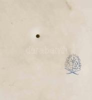 Herendi nyúlpár, kézzel festett, jelzett, hibátlan, m: 14 cm