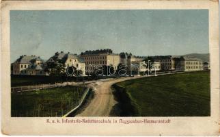 1915 Nagyszeben, Hermannstadt, Sibiu; K.u.K. Infanterie-Kadettenschule / Cs. és kir. gyalogsági hadapródiskola / Austro-Hungarian K.u.K. military infantry cadet school (EK)