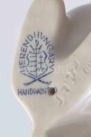 Herendi nyúl. Jelzett, hibátlan, m: 10,5 cm