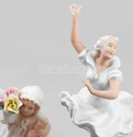 3 darab német porcelán, jelzettek, kis sérülésekkel