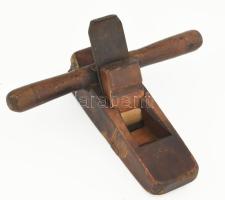 Antik kádár gyalu, 21x26 cm