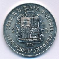 Andorra 1987. 2D Cu-Ni "XXIV. Nyári Olimpia Szöul - Tenisz" kapszulában T:UNC patina
Ando...