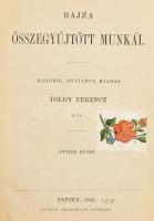 Bajza összegyűjtött munkái. Második, bővített kiadás Toldy Ferencz által. Második, bővített kiadás T...