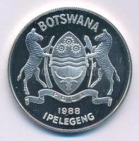 Botswana 1988. 5P Ag "XXIV. Nyári Olimpia Szöul" T:AU (PP) karc 
Botswana 1988. 5 Pula Ag...