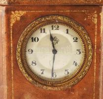 Antik utazóóra, sérült, m: 13 cm