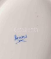 Herendi kosár alakú kínáló. Jelzett, hibátlan, m: 14 cm