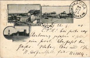 1898 (Vorläufer) Cherbourg-en-Cotentin, Cherbourg; multi-view postcards