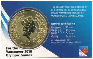 Kanada 2010. "XXI. Téli Olimpia, Vancouver - Alpesisí, óriás-műlesiklás" kétoldalas bronz ...