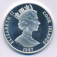 Cook-szigetek 1987. 50$ Ag "Nyári Olimpia 1988 Szöul" kapszulában T:PP karc, ujjlenyomat
...