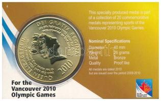 Kanada 2010. "XXI. Téli Olimpia, Vancouver - Páros műkorcsolya" kétoldalas bronz emlékérem...
