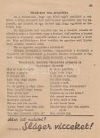 Rácz Gyula:
Bűvészkönyv.
Budapest, 1942. (Szerző - Féderer és Társa ny. 32 + [1] p.
Találós kérdé...