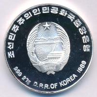 Észak Korea 1989. 500W Ag "Téli Olimpia 1988 Calgary" T:PP kis karc North Korea 1989. 500 ...