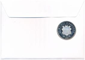 Andorra 2005. 10D Ag "XX. Téli Olimpia" érmés, sorszámozott bélyeges borítékban, norvég bé...