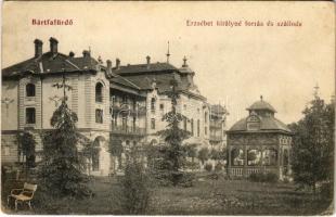 Bártfafürdő, Bardejovské Kúpele, Bardiov, Bardejov; Erzsébet királyné forrás és szálloda. Horovitz kiadása / hotel and spring (Rb)