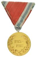 Bulgária ~1933-1939. "Európai Háborús Emlékérem 1915-1918" aranyozott bronz kitüntetés ere...