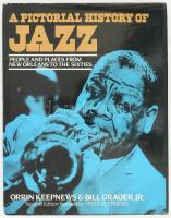 Orrin Keepnews - Bill Grauer, Jr.: A Pictorial History of Jazz. People and Places from New Orleans to the Sixties. New York, 1981, Bonanza Books. Gazdag fekete-fehér képanyaggal illusztrálva. Angol nyelven. Kiadói egészvászon-kötés, kissé sérült kiadói papír védőborítóban.