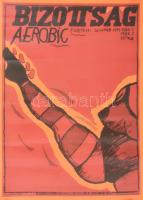 1983 A Bizottság nevű zenekar koncertplakátja, 82×60 cm