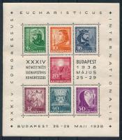 1938 Eucharisztikus blokk (ráncok / creases) (10.000)