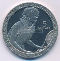 Niue 1989. 5$ Cu-Ni &quot; Nyári Olimpia Szöul 1988 - Steffi Graf&quot; T:AU karc Niue 1989. 5 Dollars Cu-Ni &quot;Summer Olympics Seoul 1988 - Steffi Graf&quot; C:AU scratch Krause KM#67