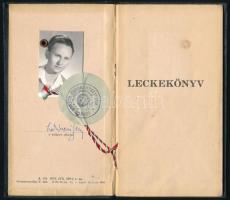 1958 ELTE jogi kar leckekönyve