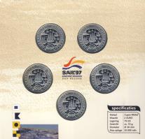 Hollandia 1997. 2€ 5klf db "Vitorlázás" szettben T:BU