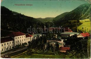 1914 Vihnyefürdő, Kúpele Vyhne; Joerges 1912. (gyűrődések / creases)