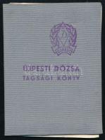 1980 Újpesti Dózsa Se tagsági igazolványa