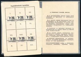 1980 Újpesti Dózsa Se tagsági igazolványa