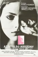 1989 Az utolsó asszony (Gerard Depardieu, Ornella Muti), nagyméretű filmplakát, moziplakát, hajtva, 82x56 cm