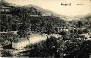 Vihnye, Vihnyefürdő, Kúpele Vyhne; Rákóczi ház. Jorges kiadása 1910. / villa, spa