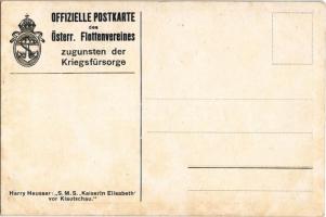 SMS Kaiserin Elisabeth vor Kiautschou. K.u.K. Kriegsmarine. Verlag M. Schulz / WWI Austro-Hungarian ...