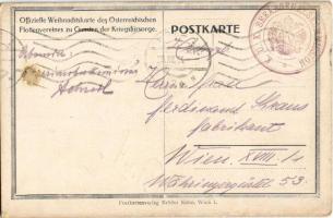 1914 S. M. Schiff Kaiserin Elisabeth. K.u.K. Kriegsmarine. Brüder Kohn Wien I., Offizielle Weihnacht...