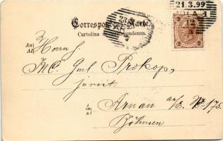 1899 (Vorläufer) SMS Kaiserin und Königin Maria Theresia osztrák-magyar haditengerészet páncélos cir...