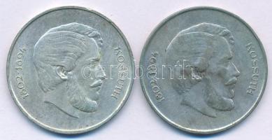 1947. 5Ft Ag "Kossuth" (2x) T:VF,F patina Adamo F8.1