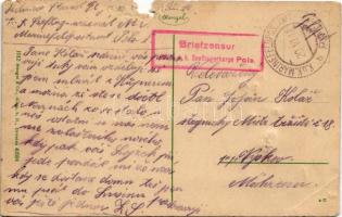 1918 SMS Kaiserin und Königin Maria Theresia osztrák-magyar haditengerészet páncélos cirkáló / K.u.K...
