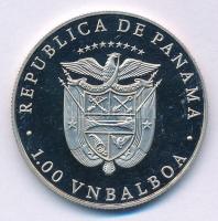 Panama 1988. 1B Cu-Ni "Téli Olimpia 1988 Calgary - Síugró" forgalomba nem került fantázia ...