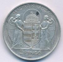 1939. 5P Ag "Horthy balra" T:XF patina Adamo P8.2