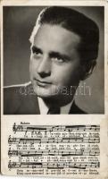 László Szilassy with sheet music