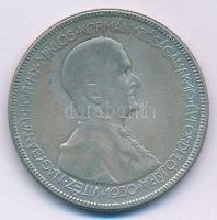 1930. 5P Ag &quot;Horthy jobbra&quot; T:F patina Adamo P8.2