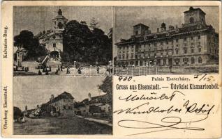 1900 Kismarton Eisenstadt; Palais Eszterházy, Kalvarien Berg, Oberberg / Felsőkismartonhegy, kastély, Kálváriahegy / castle, calvary (EK)