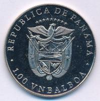 Panama 1988. 1B Cu-Ni "Nyári Olimpia 1988 Szöul - Tornász" forgalomba nem került fantázia ...