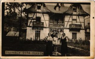 1934 Sinaia, villa hotel. photo (EK)