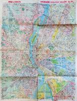 Budapest közlekedési térképe Stoits György ,,Merre menjek" sorozatából. [Mértéke 1: 25,000] (19...