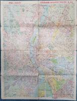 Budapest közlekedési térképe Stoits György ,,Merre menjek" sorozatából. [Mértéke 1: 25,000] (19...